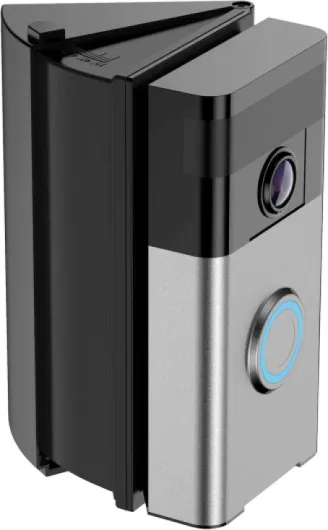 RIOVO Adjustable 30 to 55 Degree Doorbell Angle Mount Compatible with Ring/Blink Video Doorbell/Battery Doorbell, Replacement Angle Adjustment Adapter Mounting Bracket Wedge Kit Black