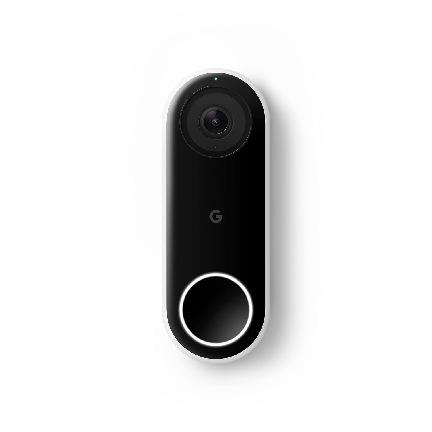 Nest Doorbell (Wired) - Formerly Nest Hello - Video Doorbell with 24/7 Streaming - Smart Doorbell Camera for Home with HDR Video, HD Talk and Listen, Night Vision, and Person Alerts