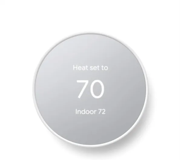 Nest Thermostat - Smart Thermostat for Home - Programmable Wifi Thermostat - Snow