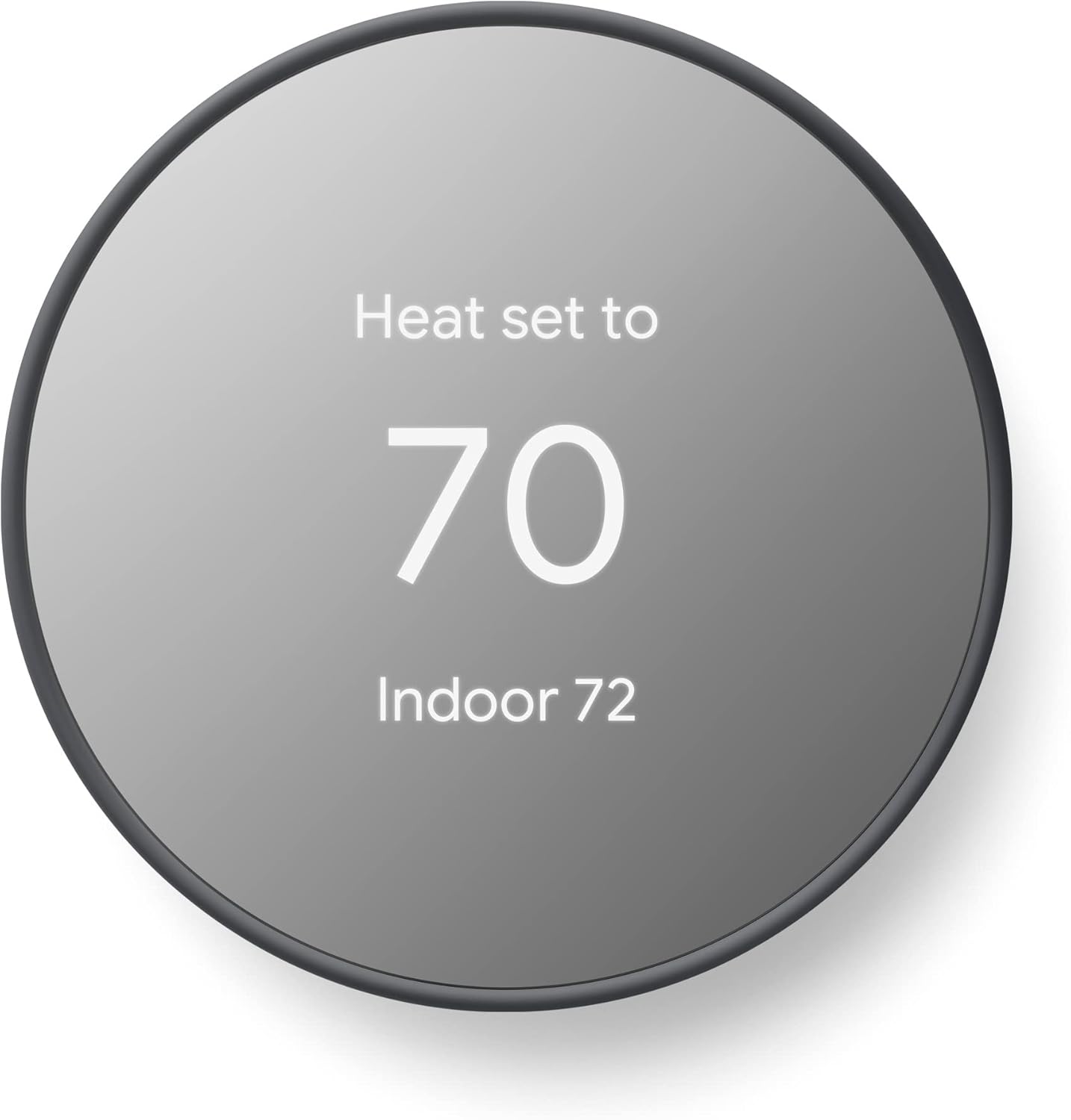 Nest Thermostat - Smart Thermostat for Home - Programmable Wifi Thermostat - Charcoal