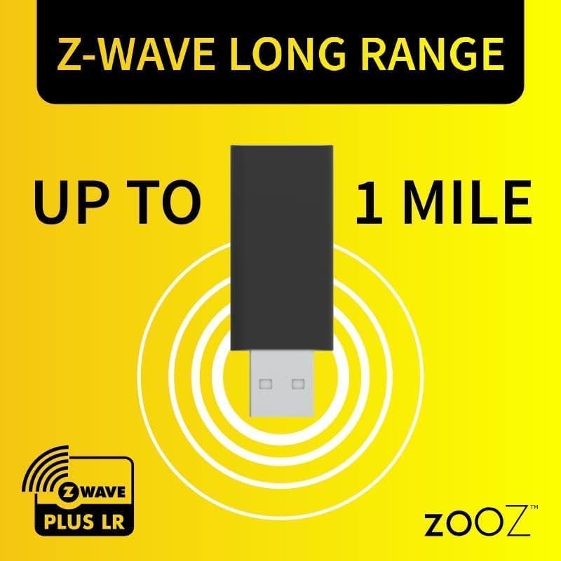800 Series Z-Wave Long Range S2 USB Stick ZST39 LR, Great for DIY Smart Home (Use with Home Assistant or HomeSeer Software)