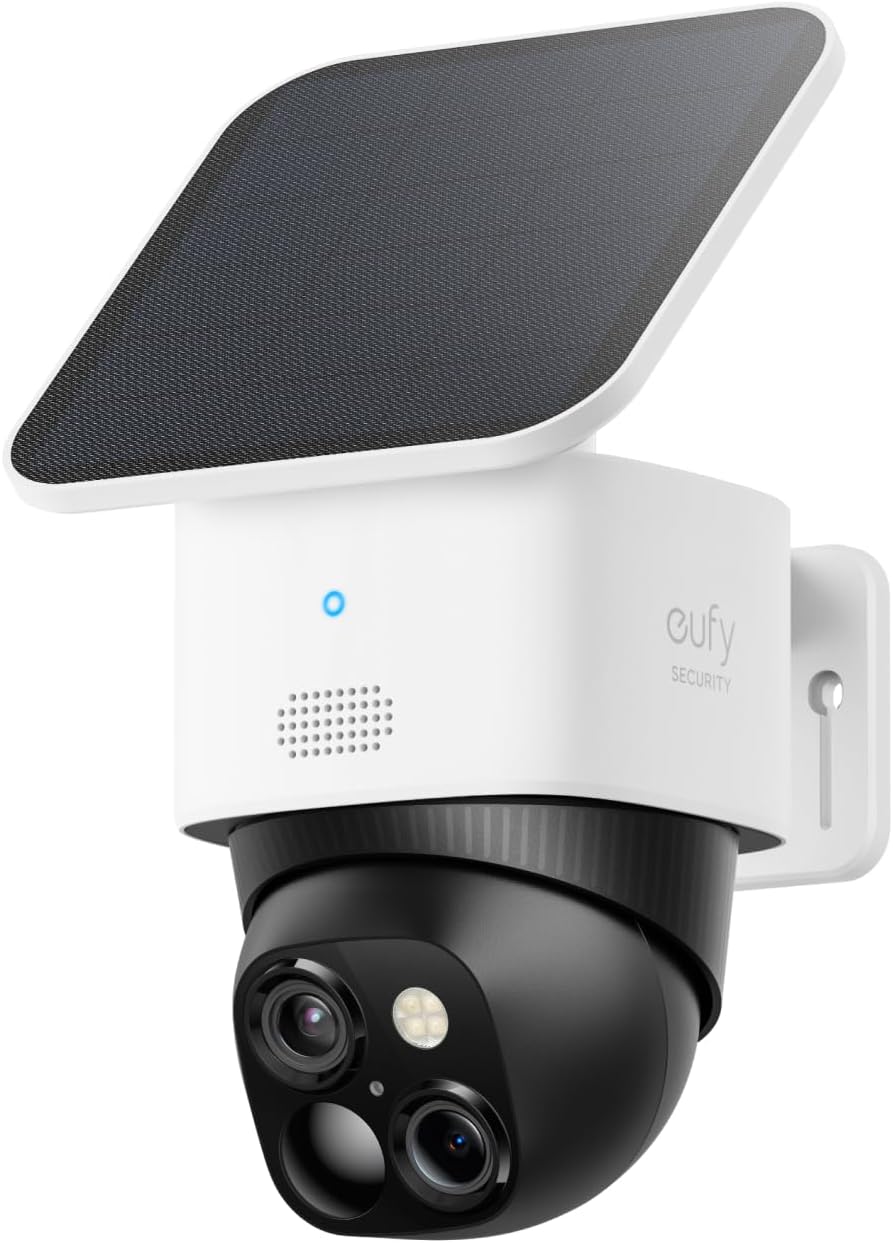 SoloCam S340, Video Doorbell E340 Dual Cameras with S380 HomeBase,3K Home Security Camera, 360° Surveillance, No Monthly Fee