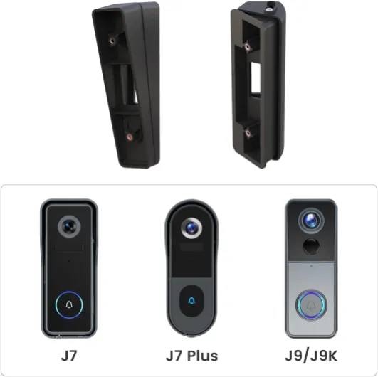 Adjustable 25 to 50 Degree Angle Mount Compatible with J6/J7/J7PlusJ7C/J9/J9Plus/J10/J10Plus Wireless Video Doorbell, Angle Adjustment Adapter Mounting Plate Bracket Wedge Kit