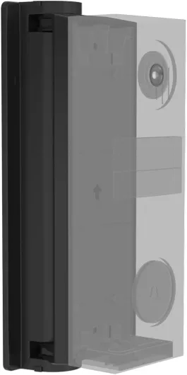 Adjustable Doorbell Angle Mount (0-45 Degree) Compatible with Tapo D205 2K 3MP Battery Doorbell Wireless - Flexible Angle - Video Door bell Wedge Mount for Tapo Smart Video Doorbell Mini, Black