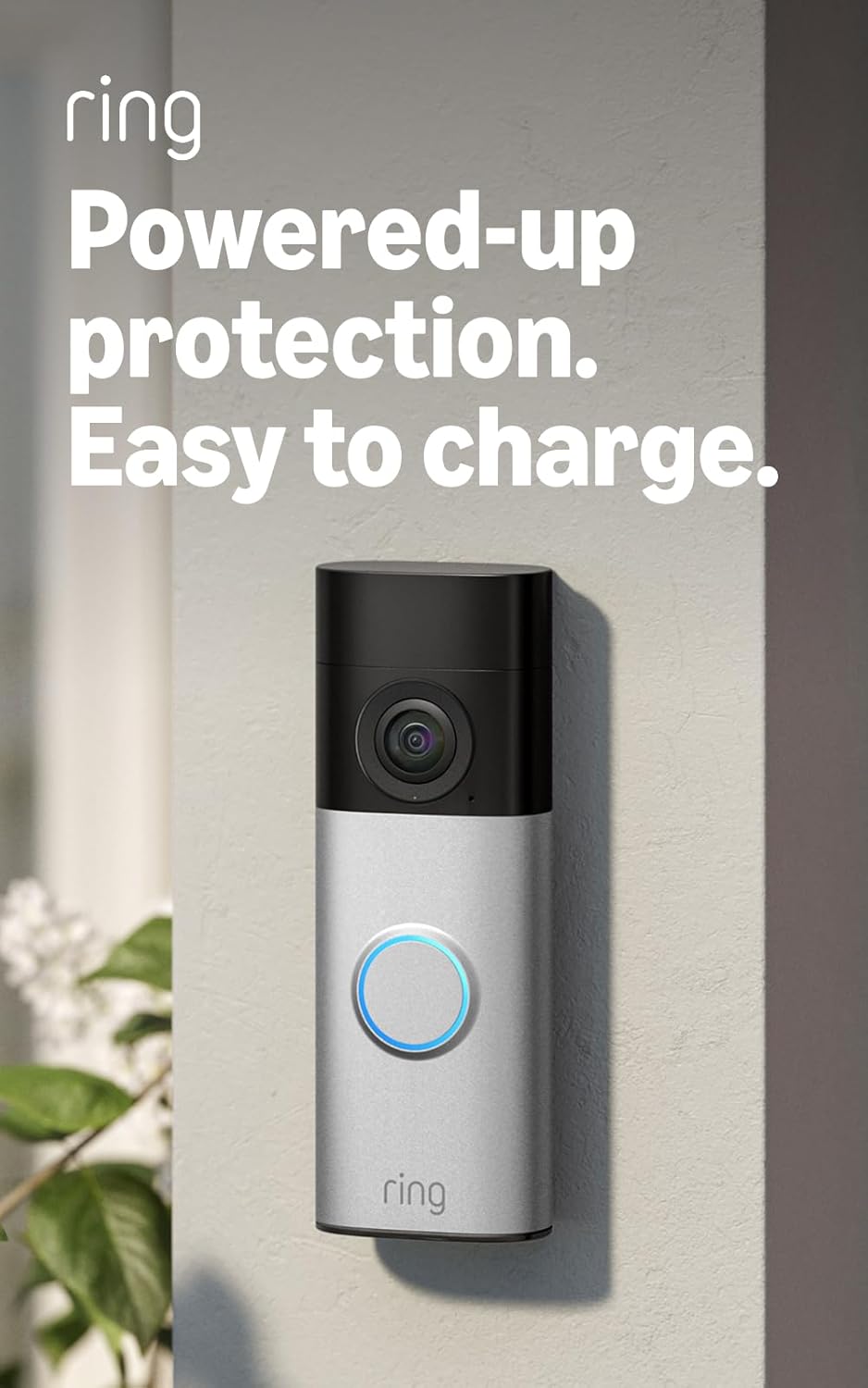 Battery Video Doorbell Plus (newest gen) - DIY Wireless Video Doorbell Camera - Retinal 2K - 6x Zoom - Easy to install - Quick Release Battery Pack - 30-day free trial of Ring Subscription Plan