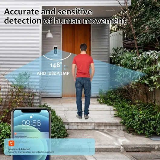 TUYA 1080P Video Doorbell Camera with 7" Touch Screen Video Doorbell Intercom, Support Auto Recording Infrared Night Vision PIR Motion Detection…