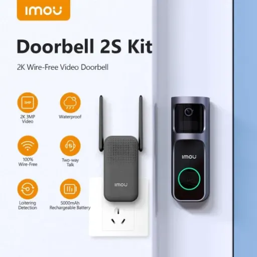Imou Doorbell 2S Kit Review: a simple battery doorbell that covers the whole doorway