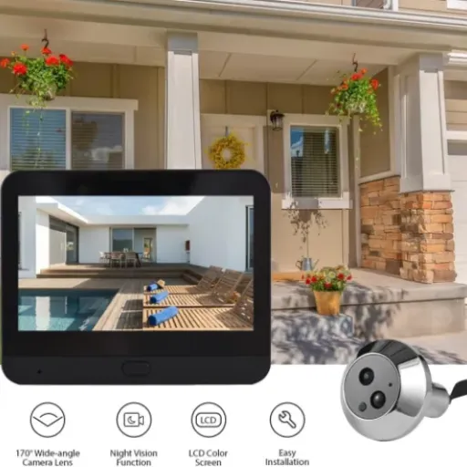 Swokely 2.4G WiFi Peephole Doorbell Review: a cheap wired-style viewer with smart tricks (and some rough edges)
