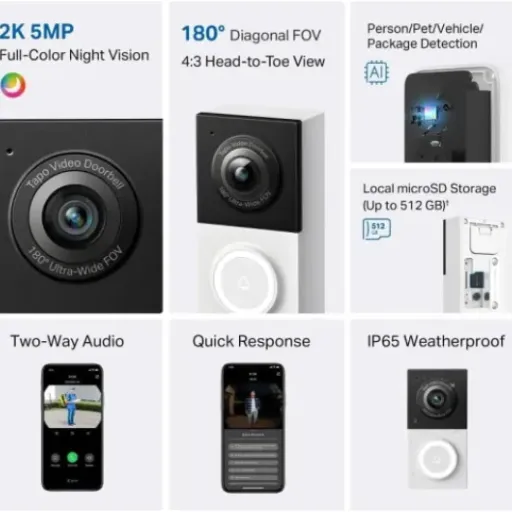 Tapo D130 2K 5MP Doorbell Camera Review: cheap wired doorbell that keeps things simple