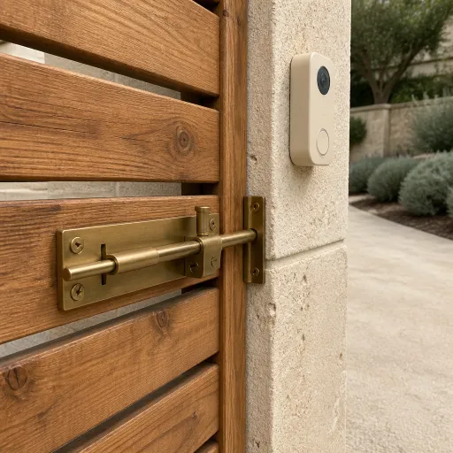 How a secure sliding gate lock strategy strengthens your smart doorbell protection