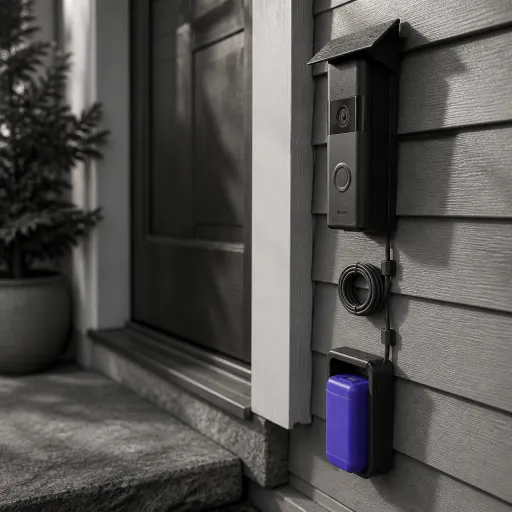 Keeping a battery doorbell charged year-round without climbing a ladder every month